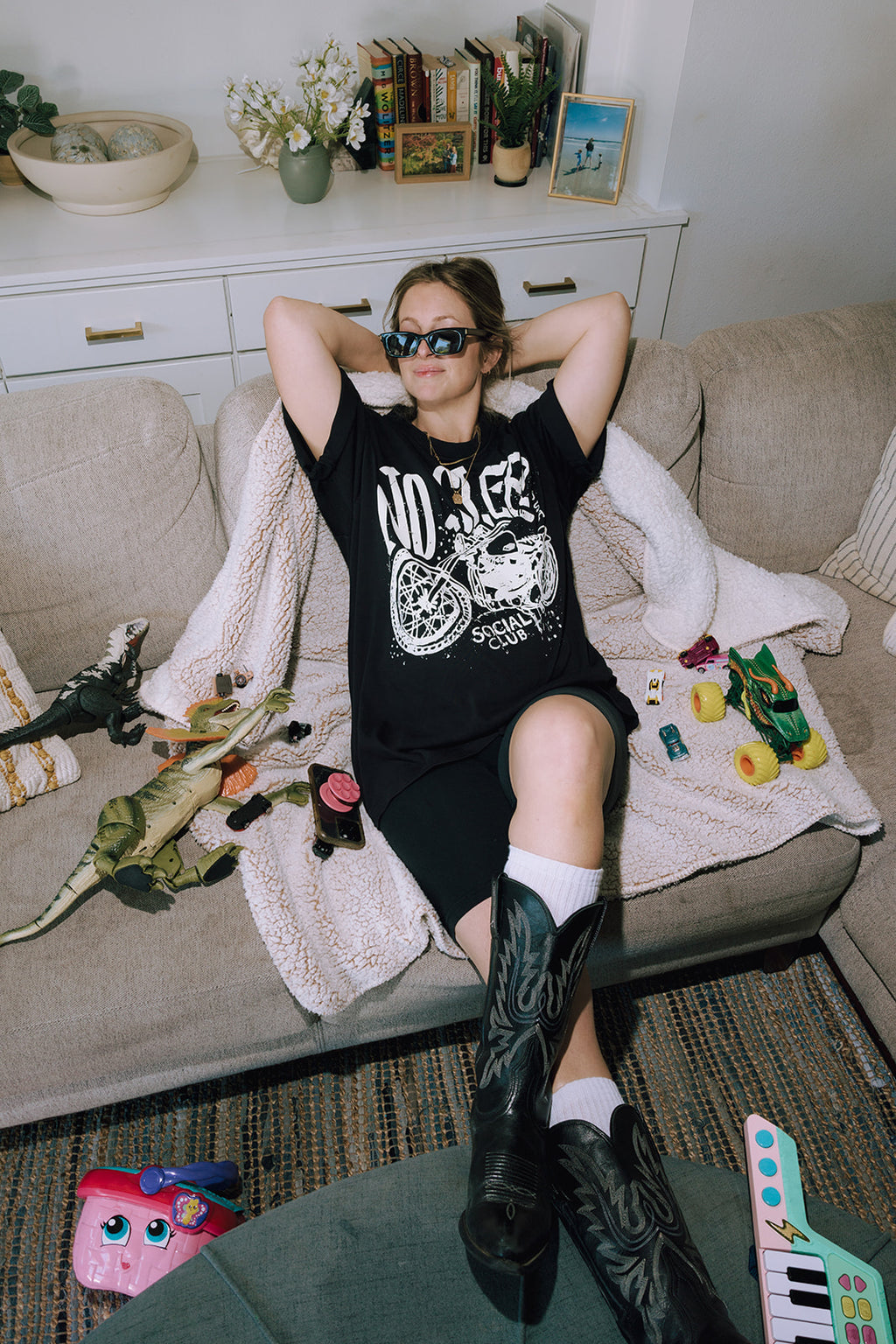 No Sleep Social Club Luxe Tee