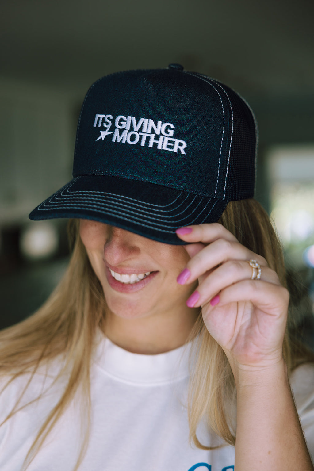 It's giving Mother Trucker Hat